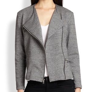 Generation Love gray cotton motorcycle jacket